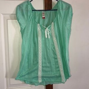 Mint green Top